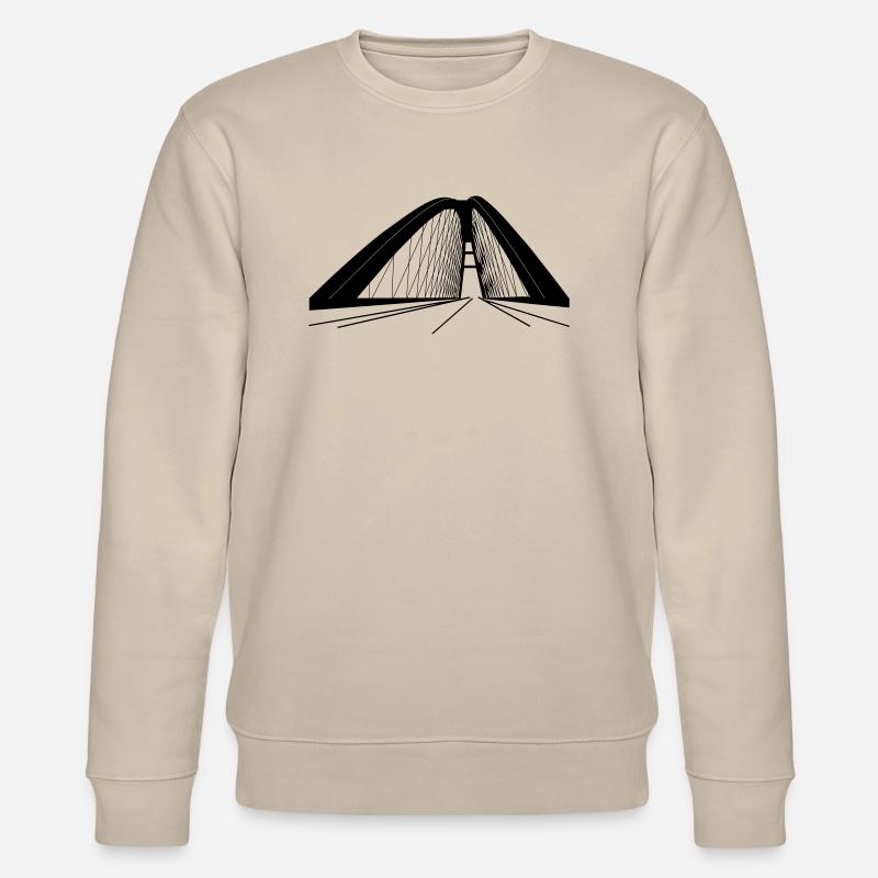 Fehmarnsundbrücke - Stanley/Stella Unisex Bio-Sweatshirt CHANGER  - Beige