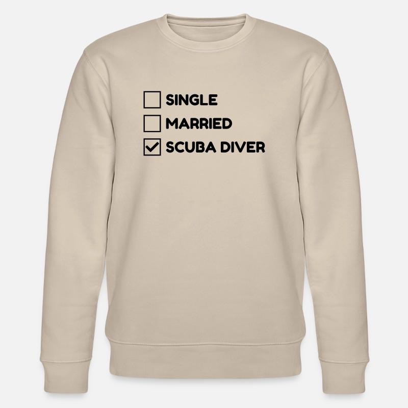 Plongée Sous-Marine / Plongeur / Diver / Natation - Sweat bio CHANGER Stanley/Stella Unisexe - beige