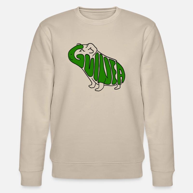 Cochon d’Inde Vert - Sweat bio CHANGER Stanley/Stella Unisexe - beige