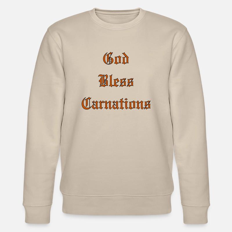 GodBlessCarnations - Stanley/Stella Unisex Bio-Sweatshirt CHANGER  - Beige
