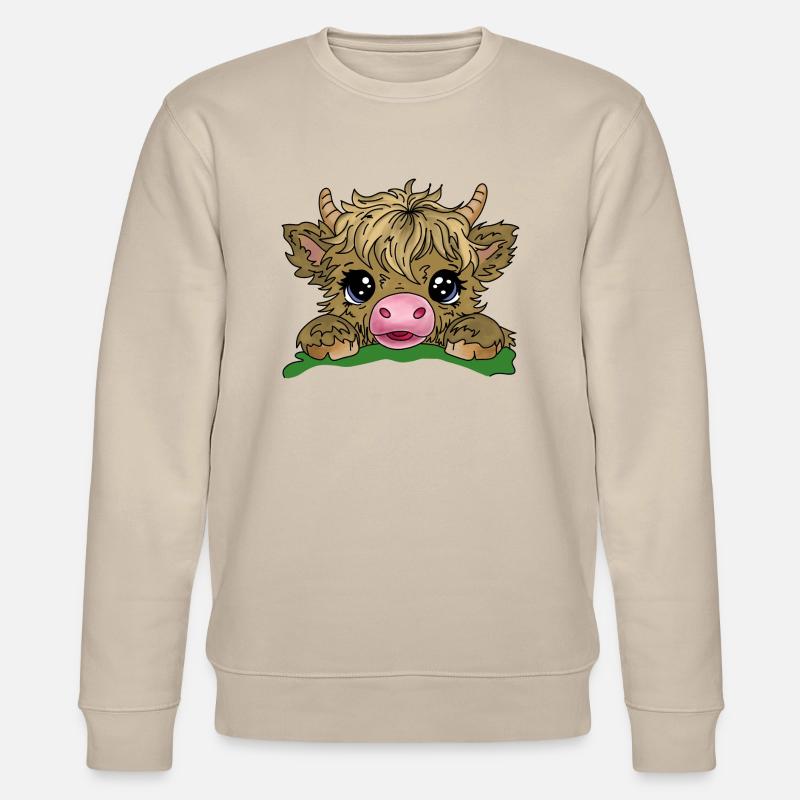 Kleine Kuh - Stanley/Stella Unisex Bio-Sweatshirt CHANGER  - Beige