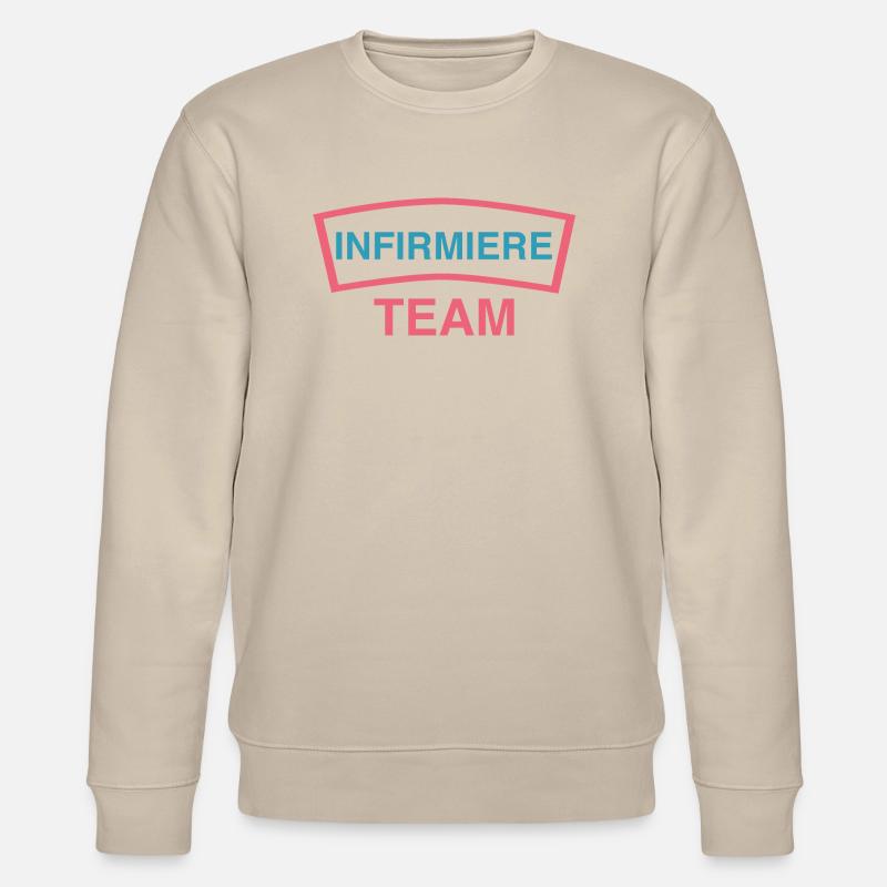 Pflegeteam - Stanley/Stella Unisex Bio-Sweatshirt CHANGER  - Beige