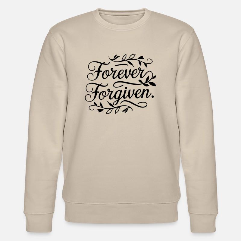 Für immer vergeben - Stanley/Stella Unisex Bio-Sweatshirt CHANGER  - Beige