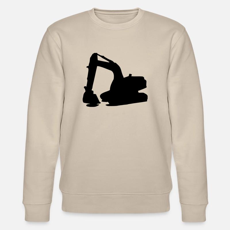 backhoe - Stanley/Stella CHANGER Unisex Organic Sweatshirt - beige