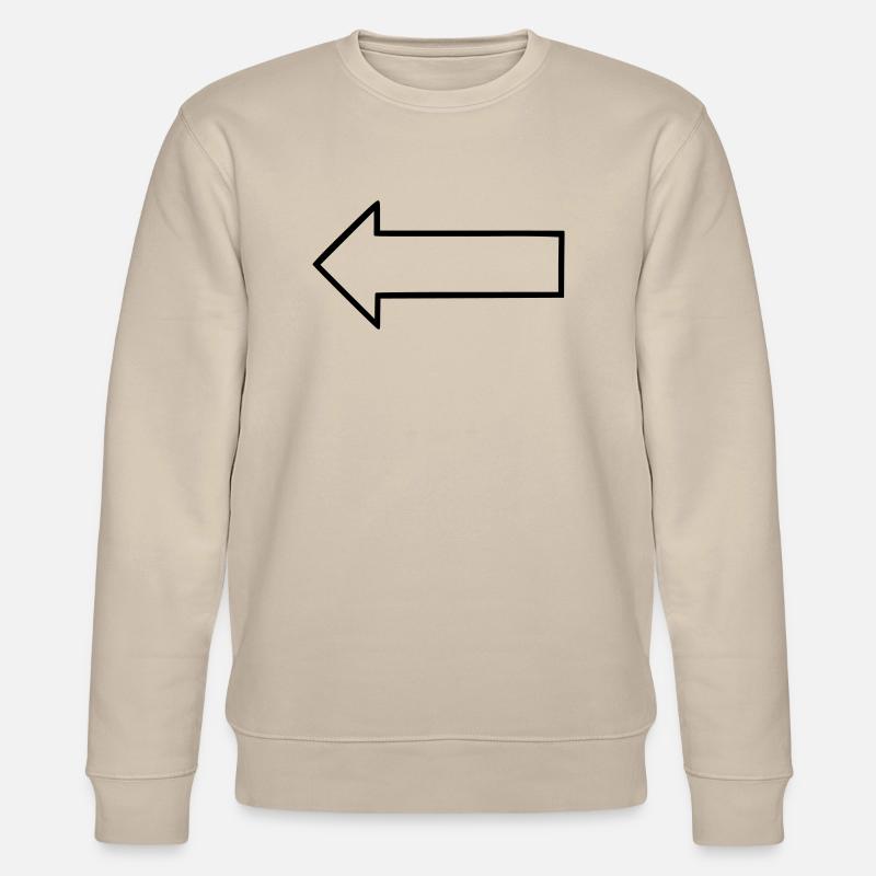Pfeil - Stanley/Stella Unisex Bio-Sweatshirt CHANGER  - Beige