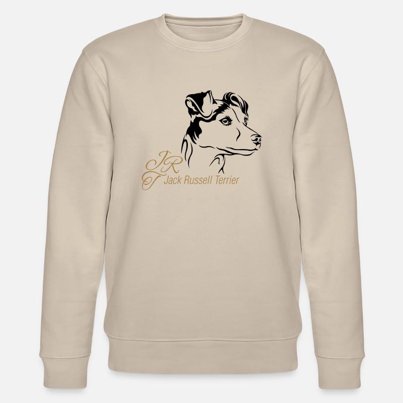 Jack Russell Terrier - Stanley/Stella Unisex Bio-Sweatshirt CHANGER  - Beige