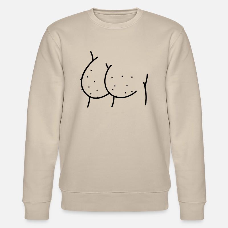 Arsch - Stanley/Stella Unisex Bio-Sweatshirt CHANGER  - Beige