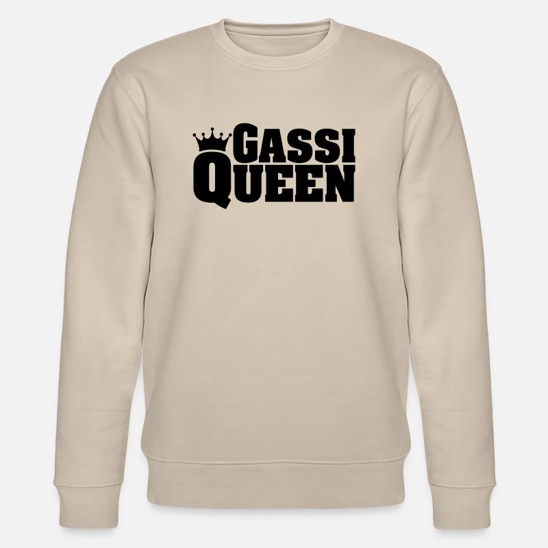 GASSI QUEEN - Stanley/Stella Unisex Bio-Sweatshirt CHANGER  - Beige