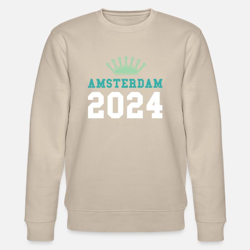 Amsterdam 2024 Krone - Sweat bio CHANGER Stanley/Stella Unisexe - beige