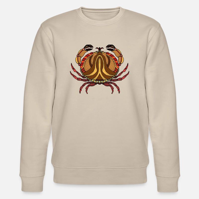 Crab - Stanley/Stella CHANGER Unisex Organic Sweatshirt - beige