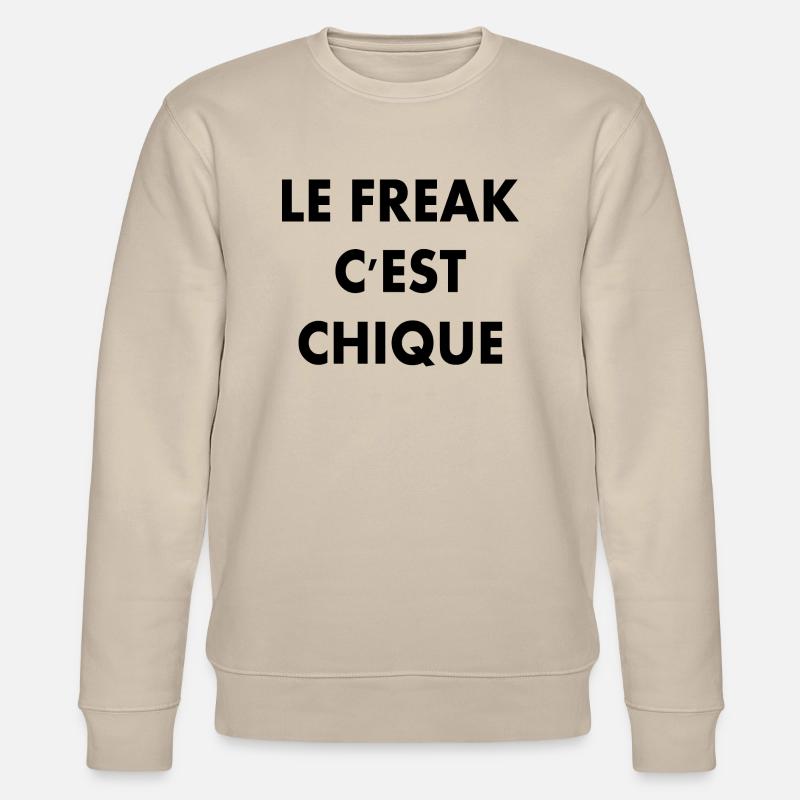 le freak c'est chique - Stanley/Stella Unisex Bio-Sweatshirt CHANGER - Beige