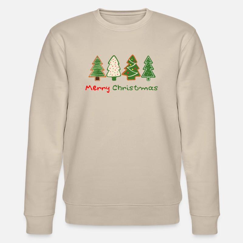 Merry Christmas 4 tree - Stanley/Stella Unisex Bio-Sweatshirt CHANGER  - Beige