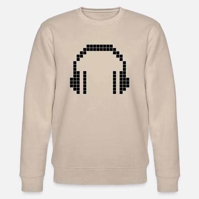 Casque 8 bits - Sweat bio CHANGER Stanley/Stella Unisexe - beige