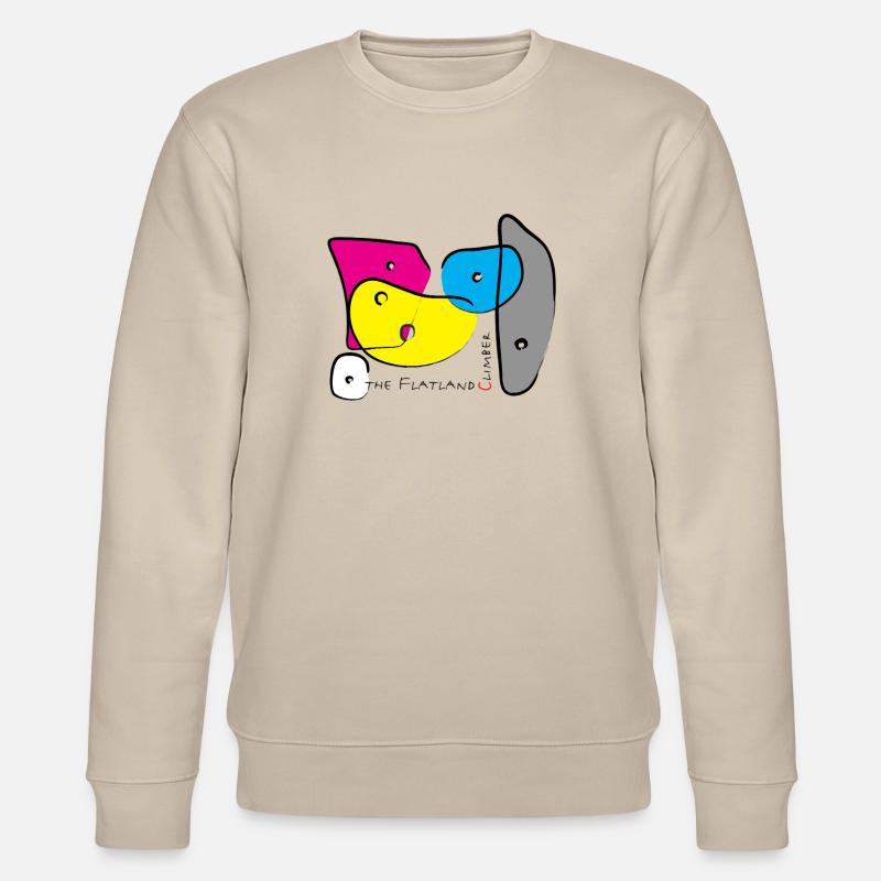 Bouldergriffe Farbe 3 - Stanley/Stella Unisex Bio-Sweatshirt CHANGER  - Beige