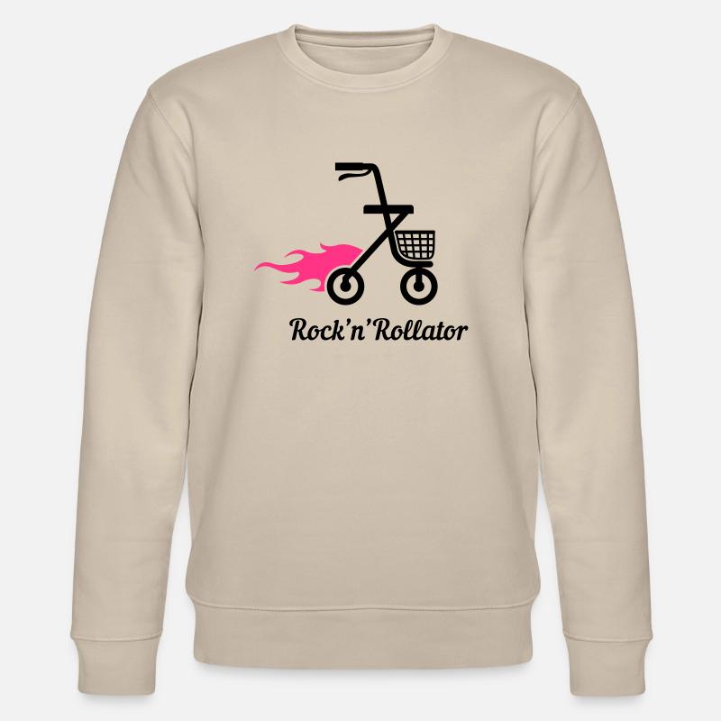 Rock 'n' Rollator - Stanley/Stella Unisex Bio-Sweatshirt CHANGER  - Beige