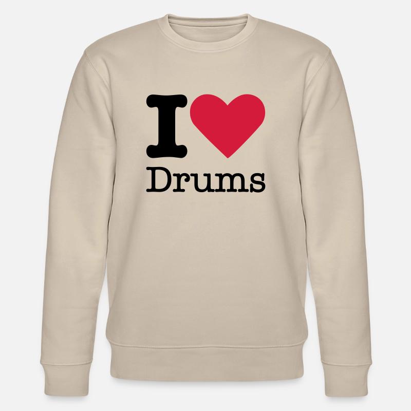 J'aime Drums - Sweat bio CHANGER Stanley/Stella Unisexe - beige
