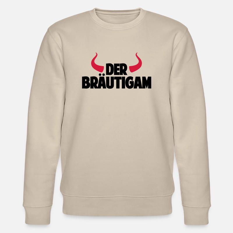 der bräutigam 1 2c - Stanley/Stella Unisex Bio-Sweatshirt CHANGER  - Beige