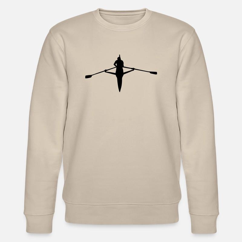 Rowing Single Silhouette - Sweat bio CHANGER Stanley/Stella Unisexe - beige