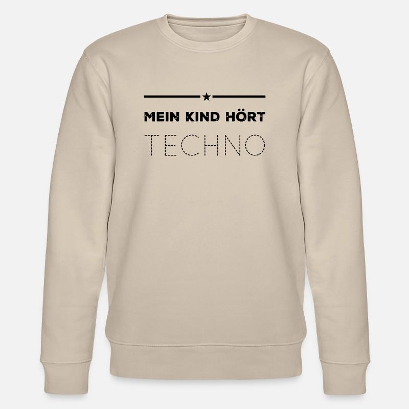 Techno Fan - Stanley/Stella Unisex Bio-Sweatshirt CHANGER  - Beige