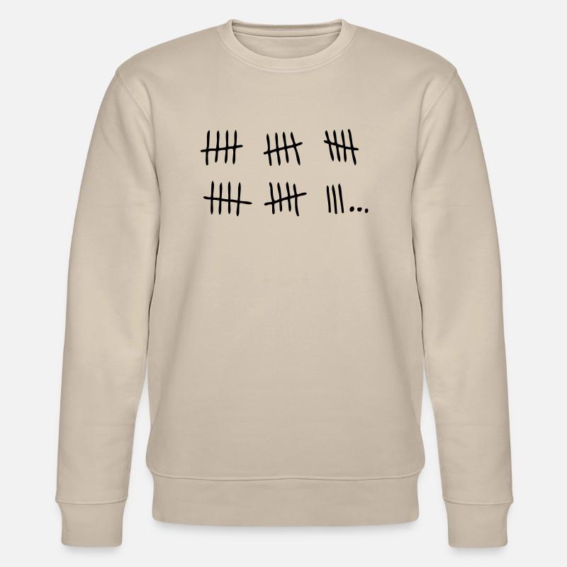 batonnet barre prison jour passe1 - Sweat bio CHANGER Stanley/Stella Unisexe - beige