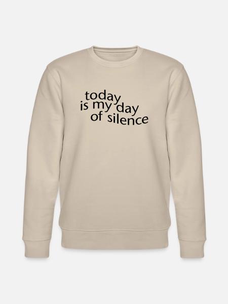 day of silence - Stanley/Stella CHANGER Unisex Organic Sweatshirt - beige