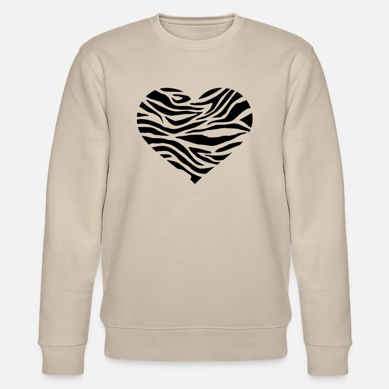 Zebra - Stanley/Stella CHANGER Unisex Organic Sweatshirt - beige