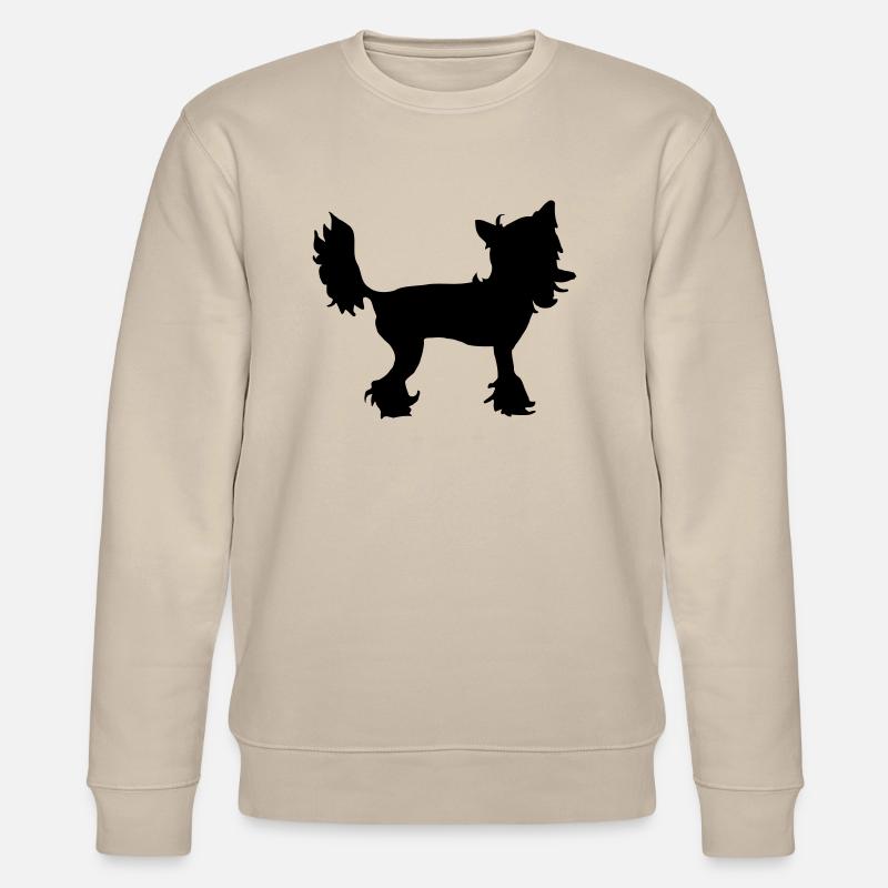 Chinesischer Schopfhund - Stanley/Stella Unisex Bio-Sweatshirt CHANGER  - Beige