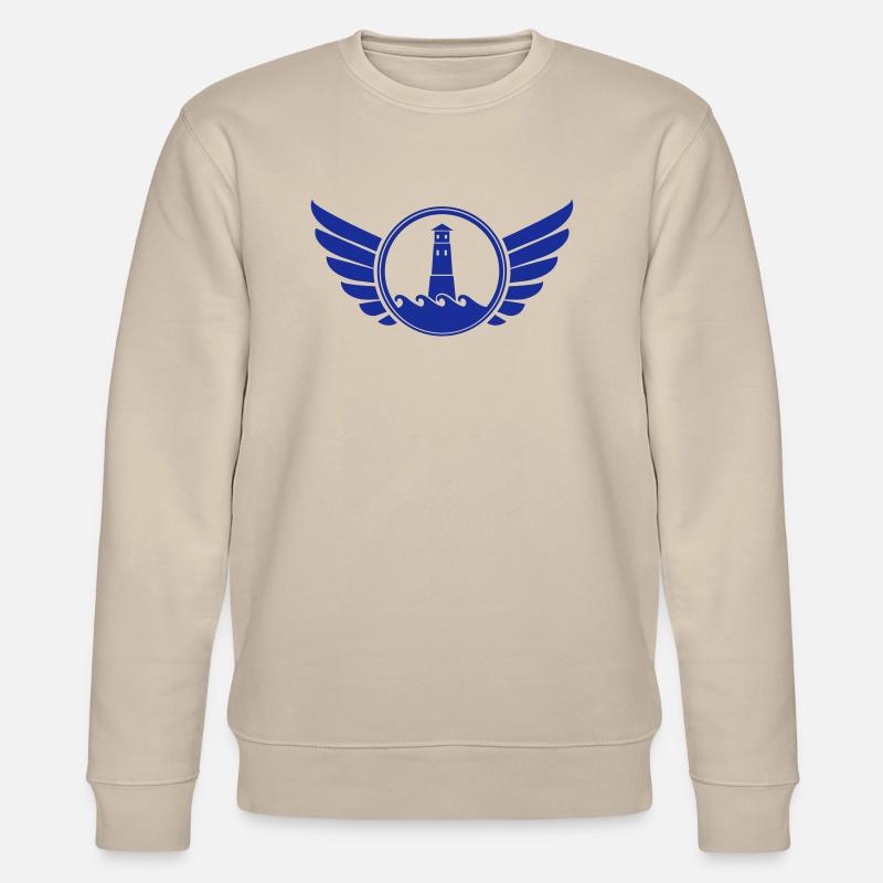 leuchtturm_01 - Sweat bio CHANGER Stanley/Stella Unisexe - beige