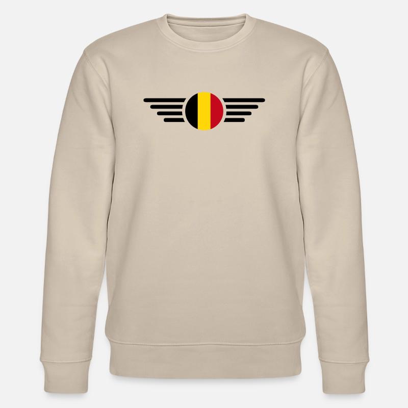 Belgien - Stanley/Stella Unisex Bio-Sweatshirt CHANGER  - Beige