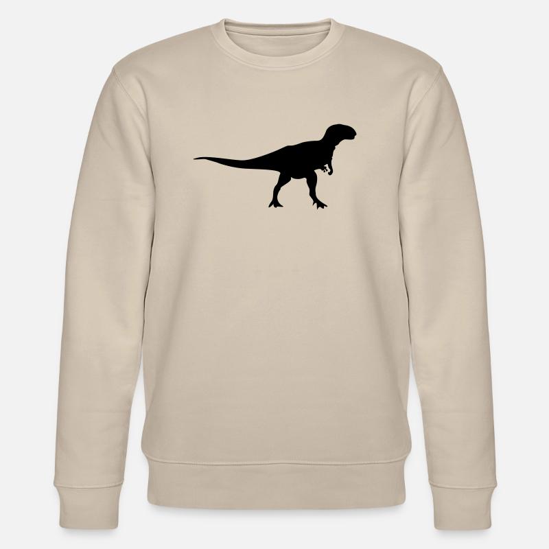 dinosaurier - Stanley/Stella Unisex Bio-Sweatshirt CHANGER  - Beige