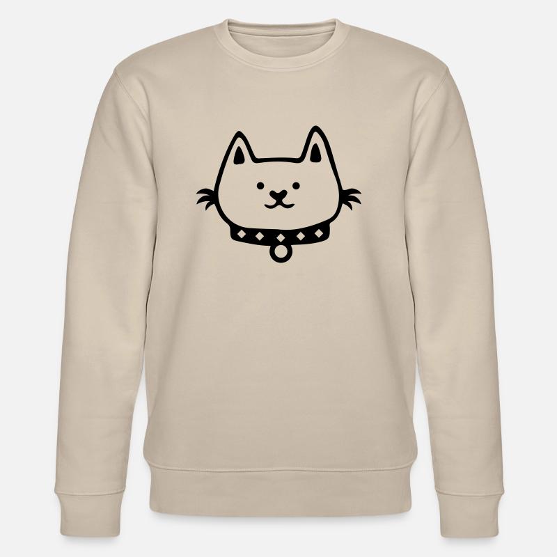 Bande dessinée Chat - Sweat bio CHANGER Stanley/Stella Unisexe - beige