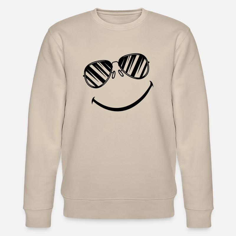 smileface - Stanley/Stella Unisex Bio-Sweatshirt CHANGER  - Beige