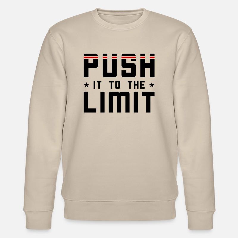 Push it to the limit - Stanley/Stella Unisex Bio-Sweatshirt CHANGER  - Beige