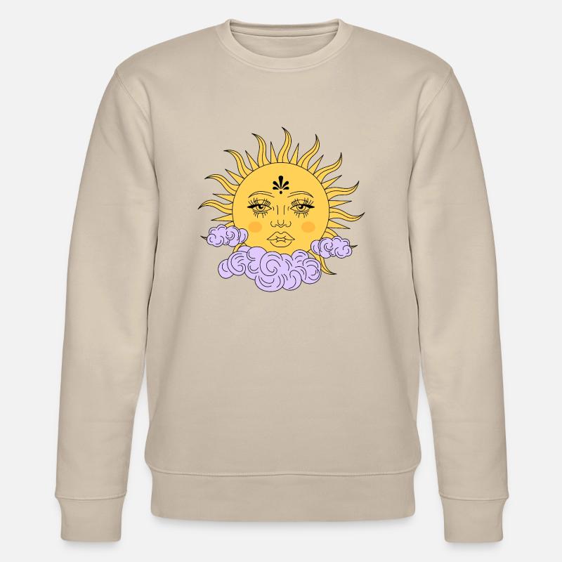 Wolken und sonne - Stanley/Stella Unisex Bio-Sweatshirt CHANGER  - Beige