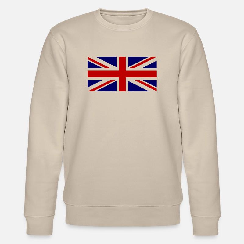 Union Jack - Stanley/Stella CHANGER Unisex Organic Sweatshirt - beige