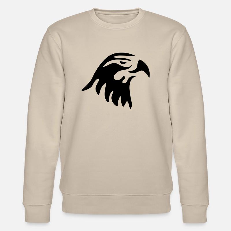 eagle head - Sweat bio CHANGER Stanley/Stella Unisexe - beige