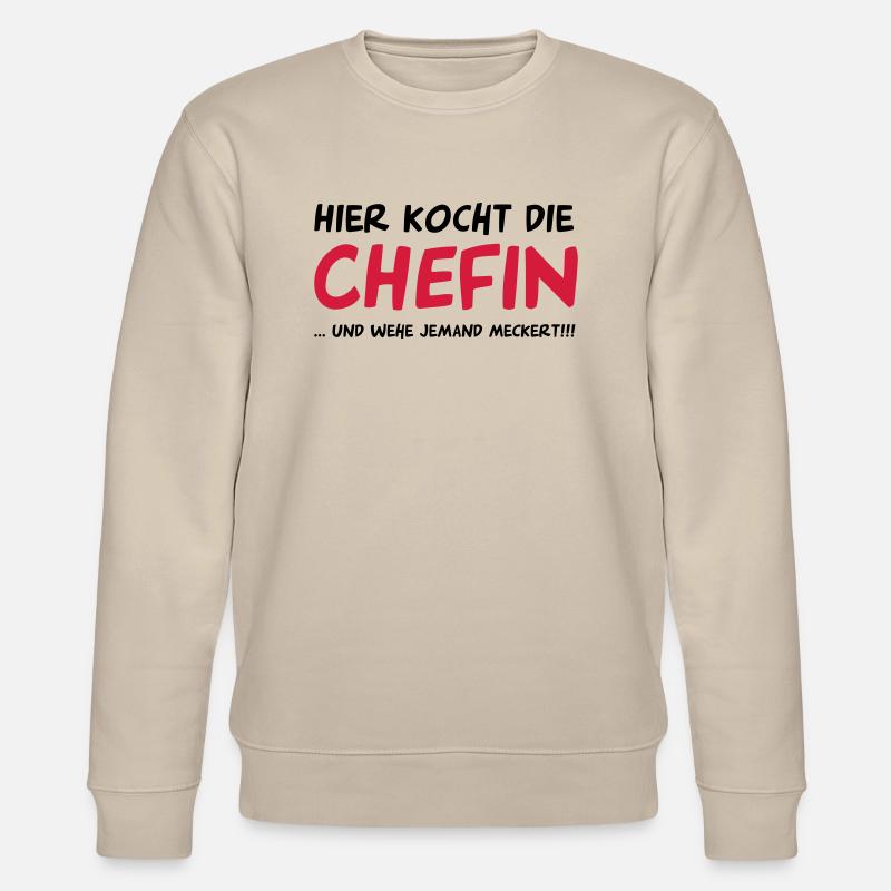 Chefkoch - Stanley/Stella Unisex Bio-Sweatshirt CHANGER  - Beige