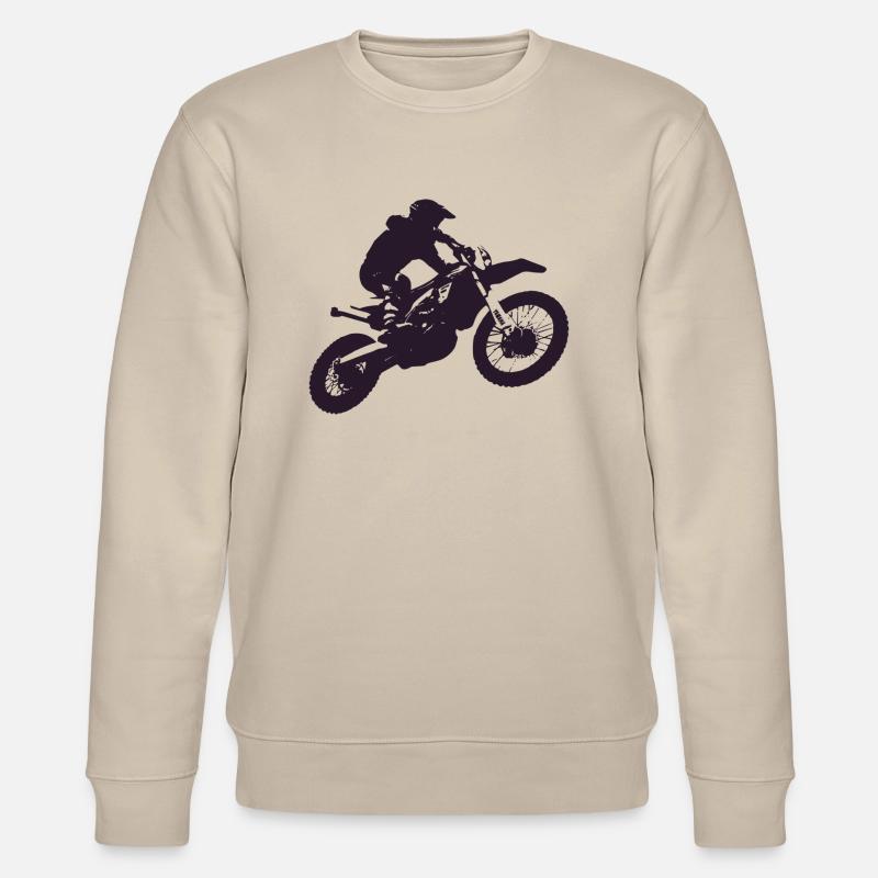 Motor cross - Stanley/Stella Unisex Bio-Sweatshirt CHANGER  - Beige