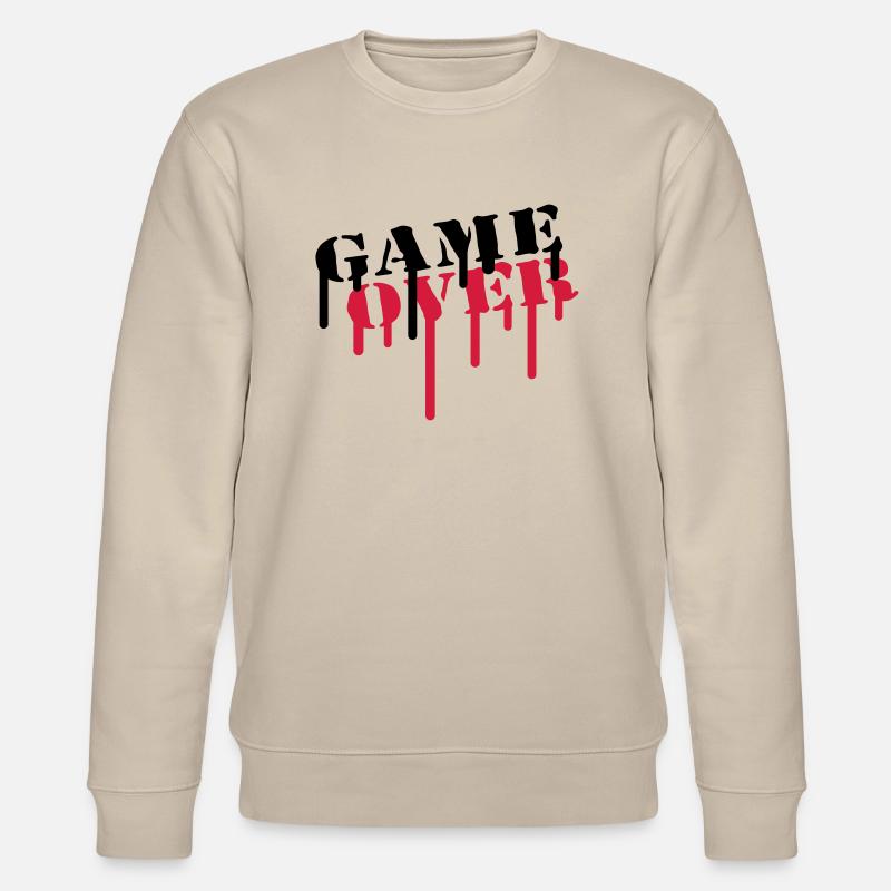 game_over - Stanley/Stella Unisex Bio-Sweatshirt CHANGER  - Beige