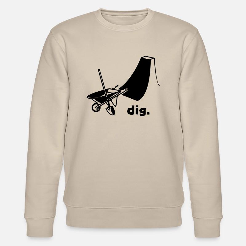 dig - Stanley/Stella Unisex Bio-Sweatshirt CHANGER  - Beige