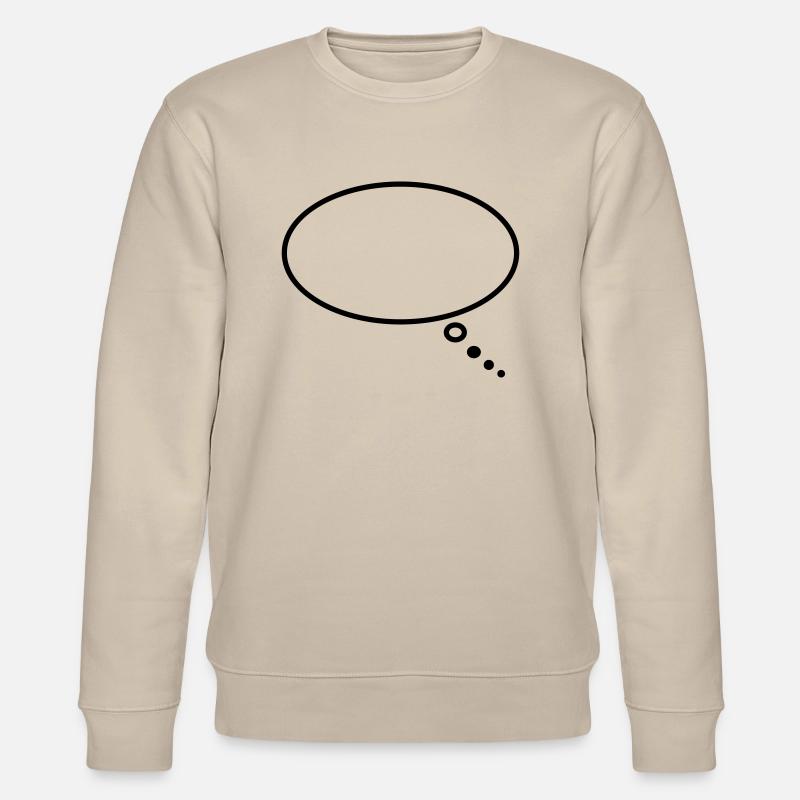 gedankenblase - Stanley/Stella Unisex Bio-Sweatshirt CHANGER  - Beige