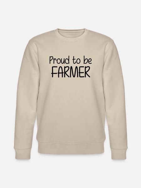 Proud to be Farmer - Stanley/Stella CHANGER Unisex Organic Sweatshirt - beige