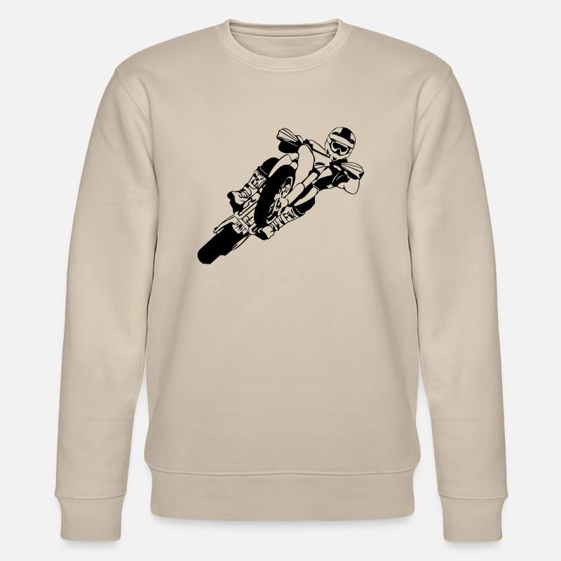 Supermoto Racing - Stanley/Stella Unisex Bio-Sweatshirt CHANGER  - Beige