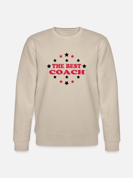 The best coach - Stanley/Stella CHANGER Unisex Organic Sweatshirt - beige