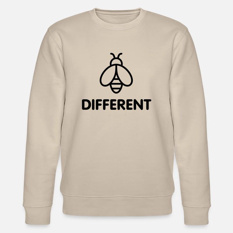 Bee Different - Stanley/Stella CHANGER Unisex Organic Sweatshirt - beige