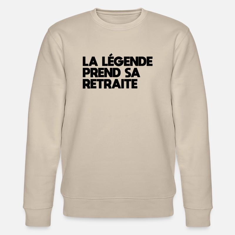 La Légende Prend Sa Retraite - Sweat bio CHANGER Stanley/Stella Unisexe - beige