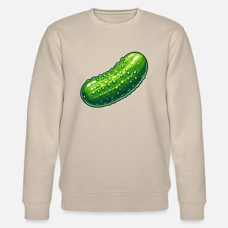 Cornichon courbée - Sweat bio CHANGER Stanley/Stella Unisexe - beige