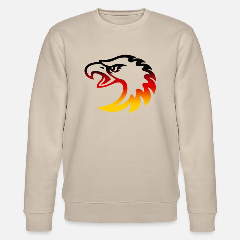 Germany eagle head - Stanley/Stella CHANGER Unisex Organic Sweatshirt - beige