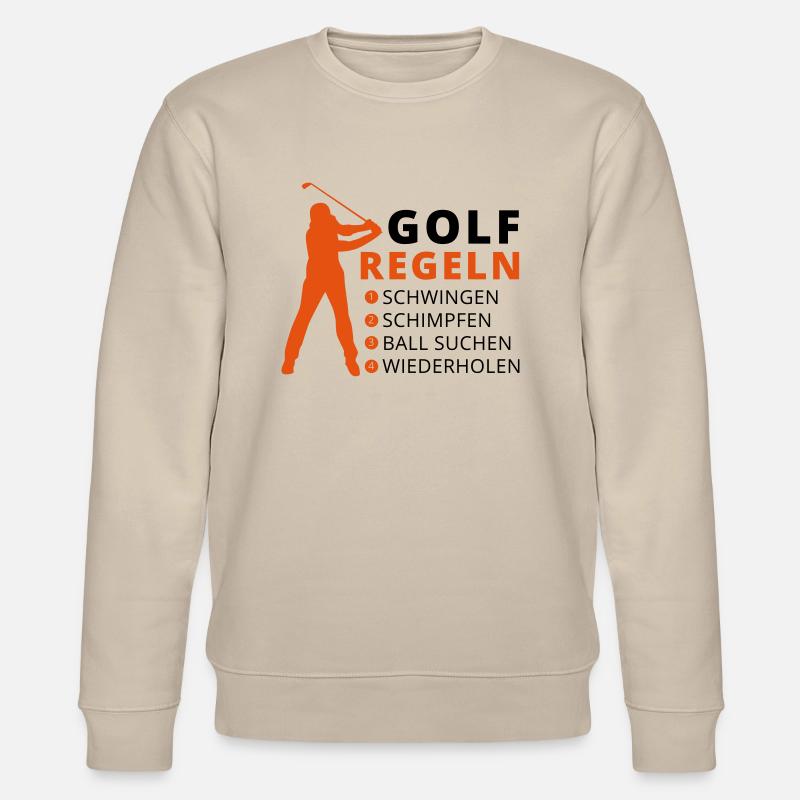 GOLFREGELN - Stanley/Stella Unisex Bio-Sweatshirt CHANGER  - Beige