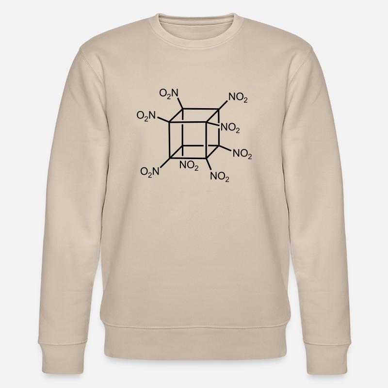 octanitrocubane explosives - Stanley/Stella CHANGER Unisex Organic Sweatshirt - beige